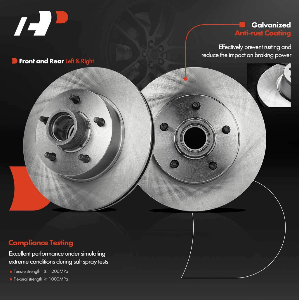 Front Disc Brake Rotors for Chevy Impala Camaro Caprice (1979–1985)