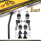 9x Front Tie Rod Drag Link Ball Joint for Ford E-150 (1992–2014)