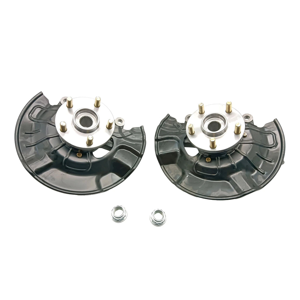 Pair Front Steering Knuckle & Wheel Bearing Hub Assembly for Toyota Corolla