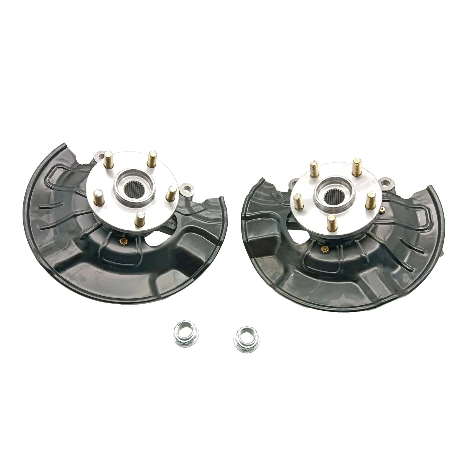 Pair Front Steering Knuckle & Wheel Bearing Hub Assembly for Toyota Corolla