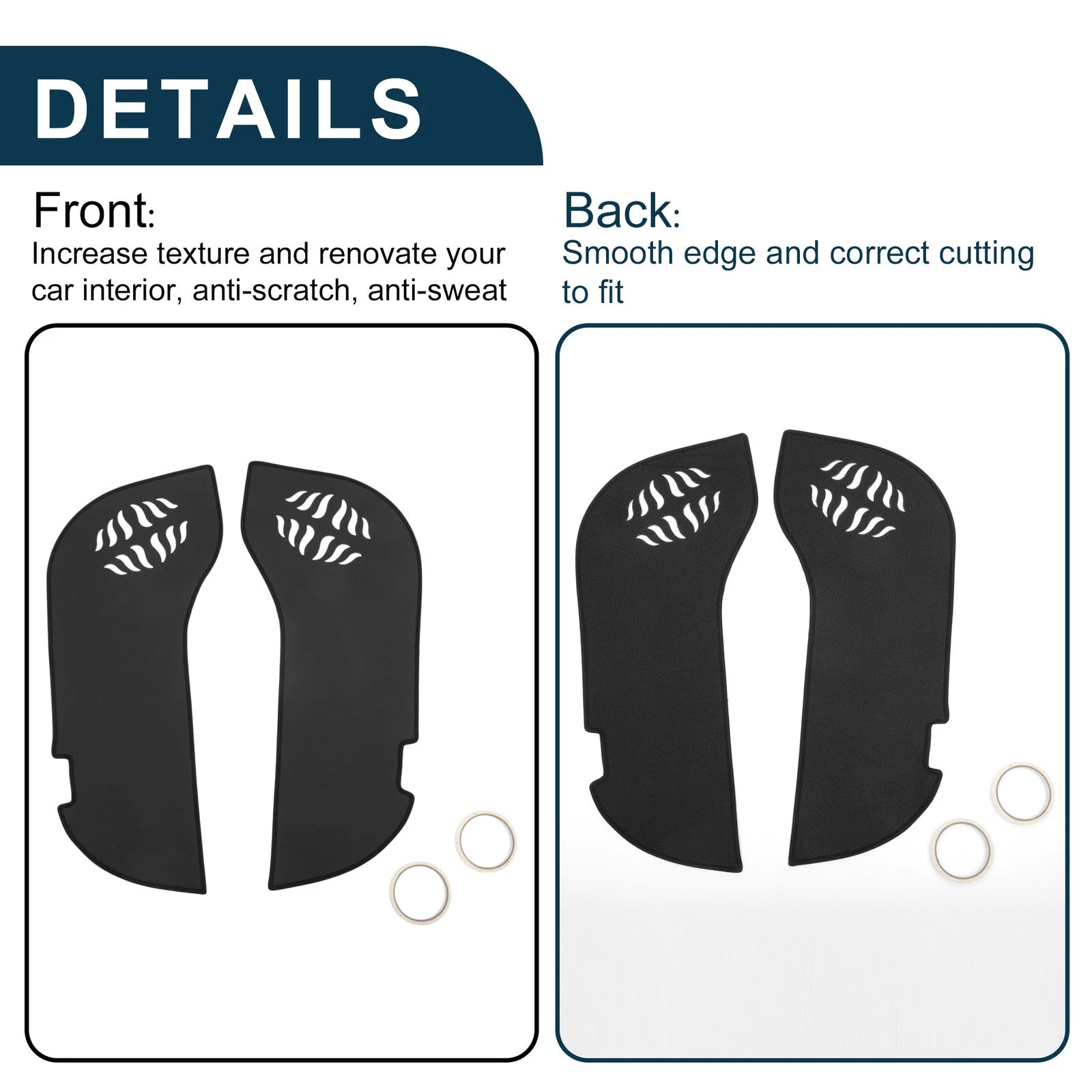 Set of 1 Car Door Anti Kick Pad Sticker Protector for Honda Alfa (2023)