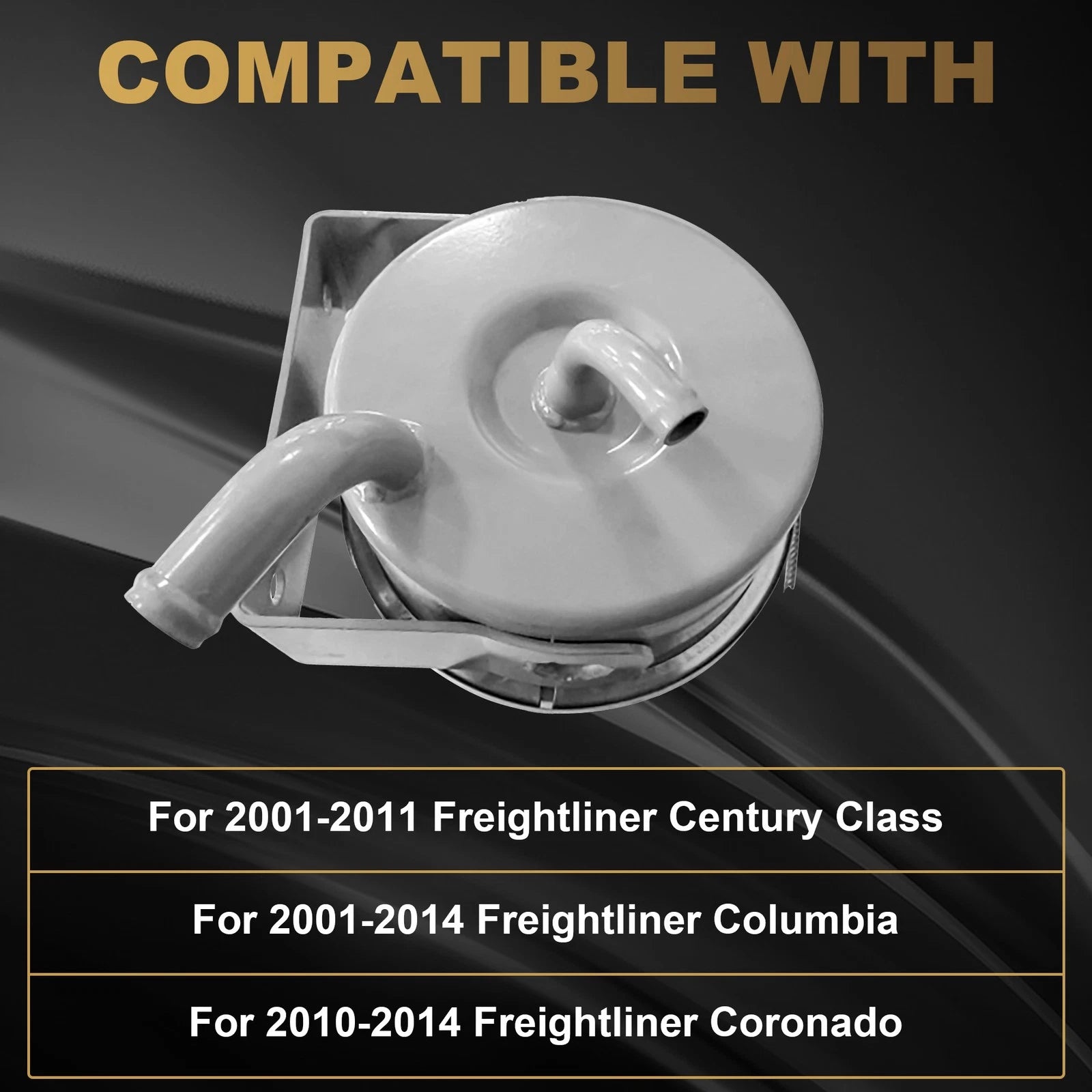 Power Steering Reservoir Tank with Cap for Freightliner Columbia (2001-2014)