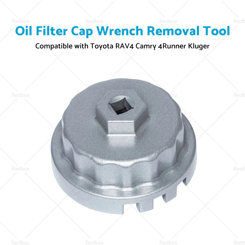 Oil Filter Wrench Cap Tool for Toyota RAV4 Camry 4Runner Kluger (2000–2023)