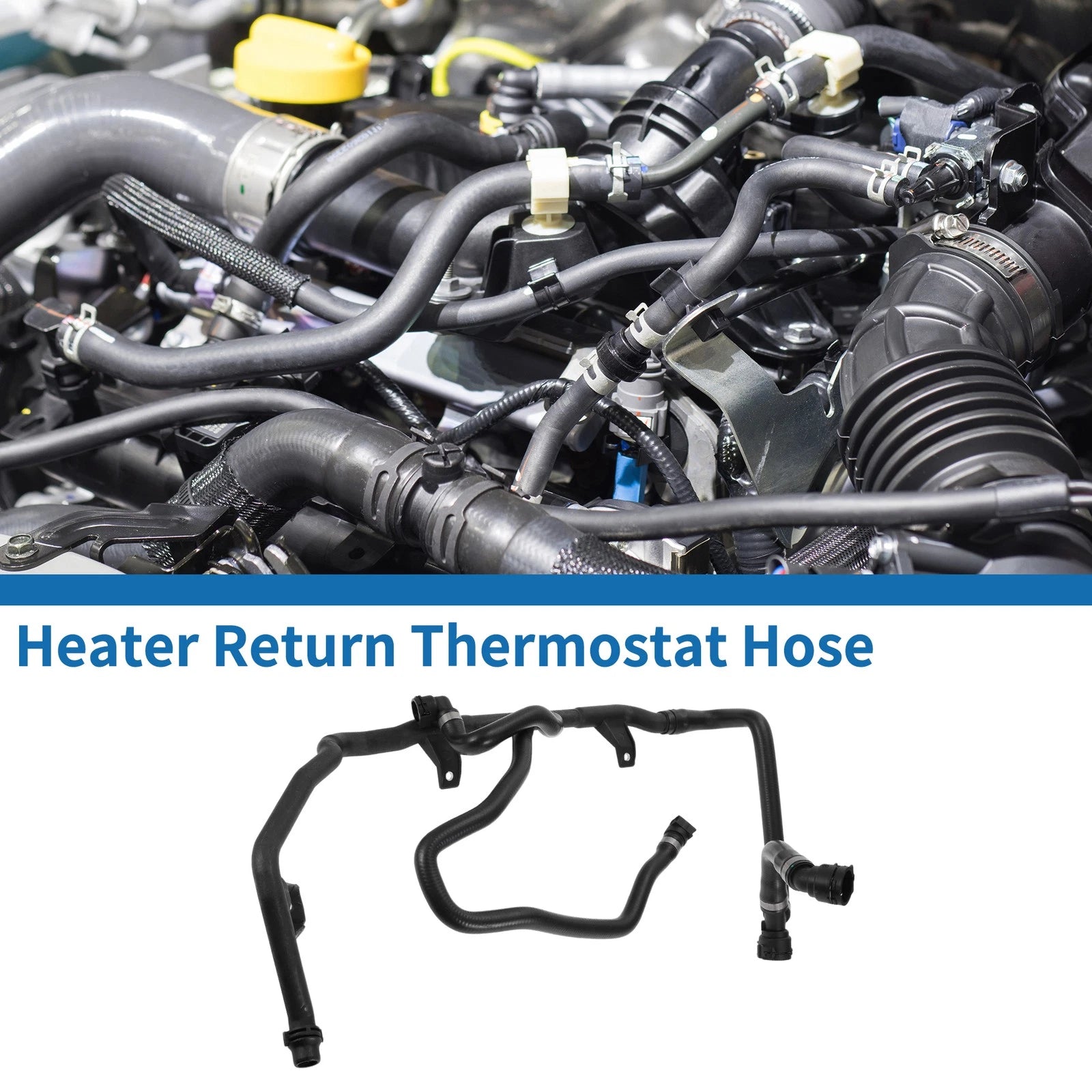 Heater Return Thermostat Hose for BMW 118i 120i 318i 320i (No.17127548222)