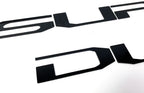 Tailgate Insert Letters OEM Gloss Black for 2020 Ford Super Duty (2017–2024)