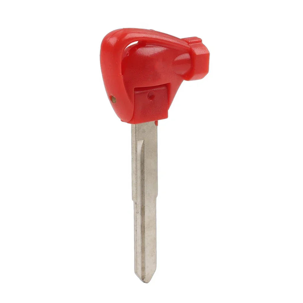 Red Right Ignition Key Blank Shell Case Uncut Blade for Yamaha Scooter