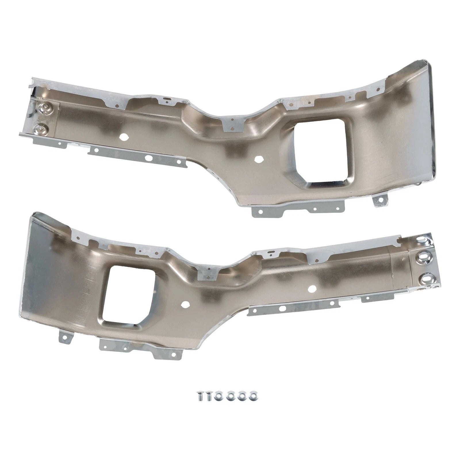 Chrome Steel Split Front Bumper for GMC Sierra 2500/3500HD (2020-2023)