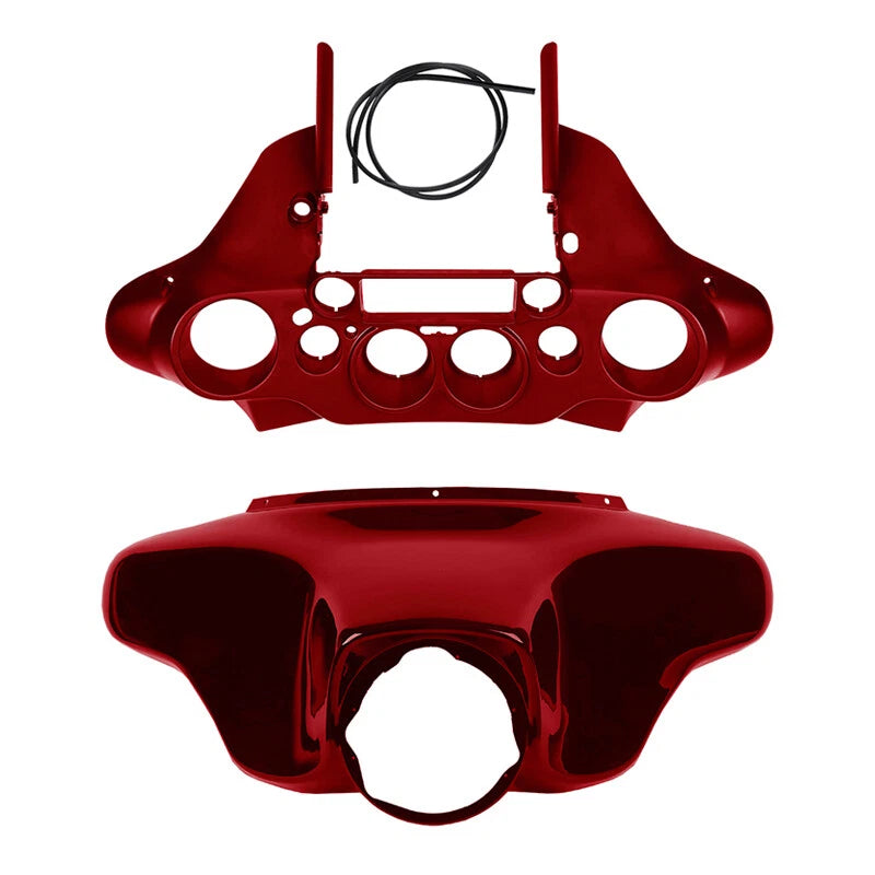 Inner Outer Batwing Fairings for Harley Street Glide (1996–2013) Ember Red