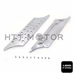 Chrome CNC Billet Hard Bag Latch Cover for Harley Touring (1993–2013)