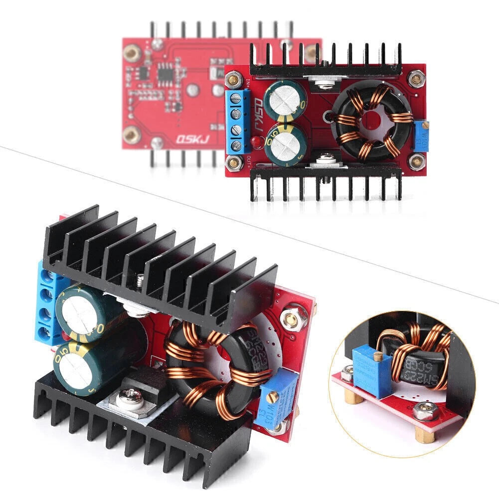 Adjustable Step Up Boost Power Supply Converter Module 10A (10-32V, 12-35V)