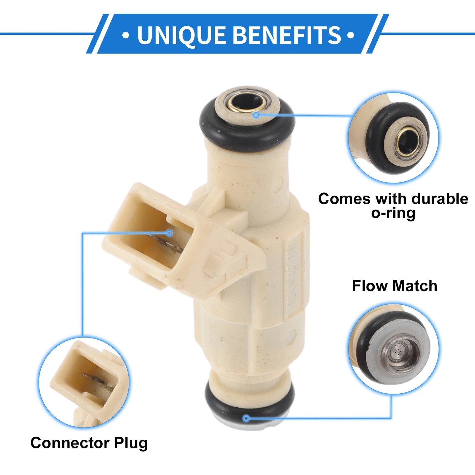 1 Pc Fuel Injector No. 0280155705/F6CEA5A for Ford Escort (1997–2002)