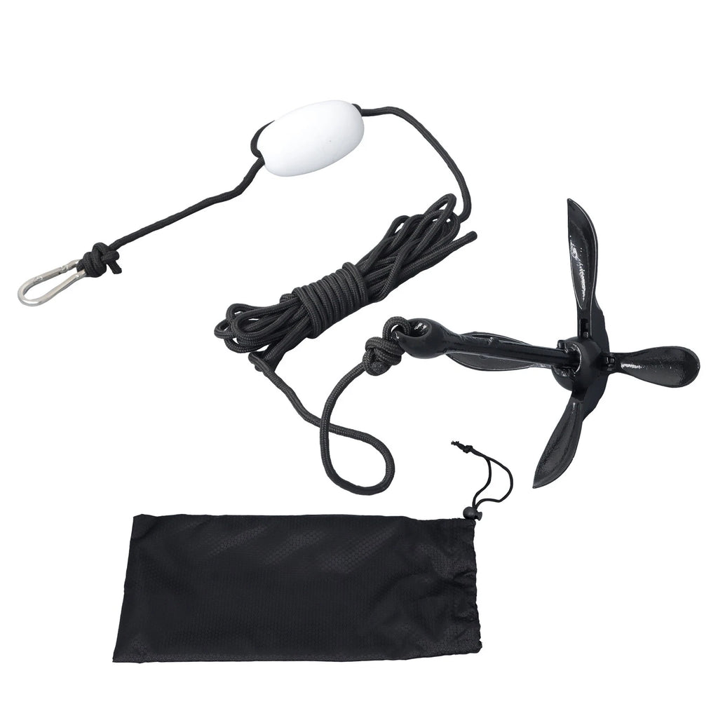 1 Pack Folding Kayak Anchor for Grapnel Boat (1.5KG)