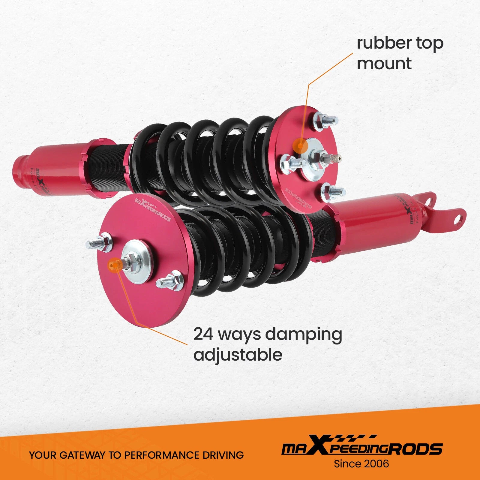 Coilovers 24 Ways Damper Shocks for Honda Accord (1990–1997) Acura (1997–1999)