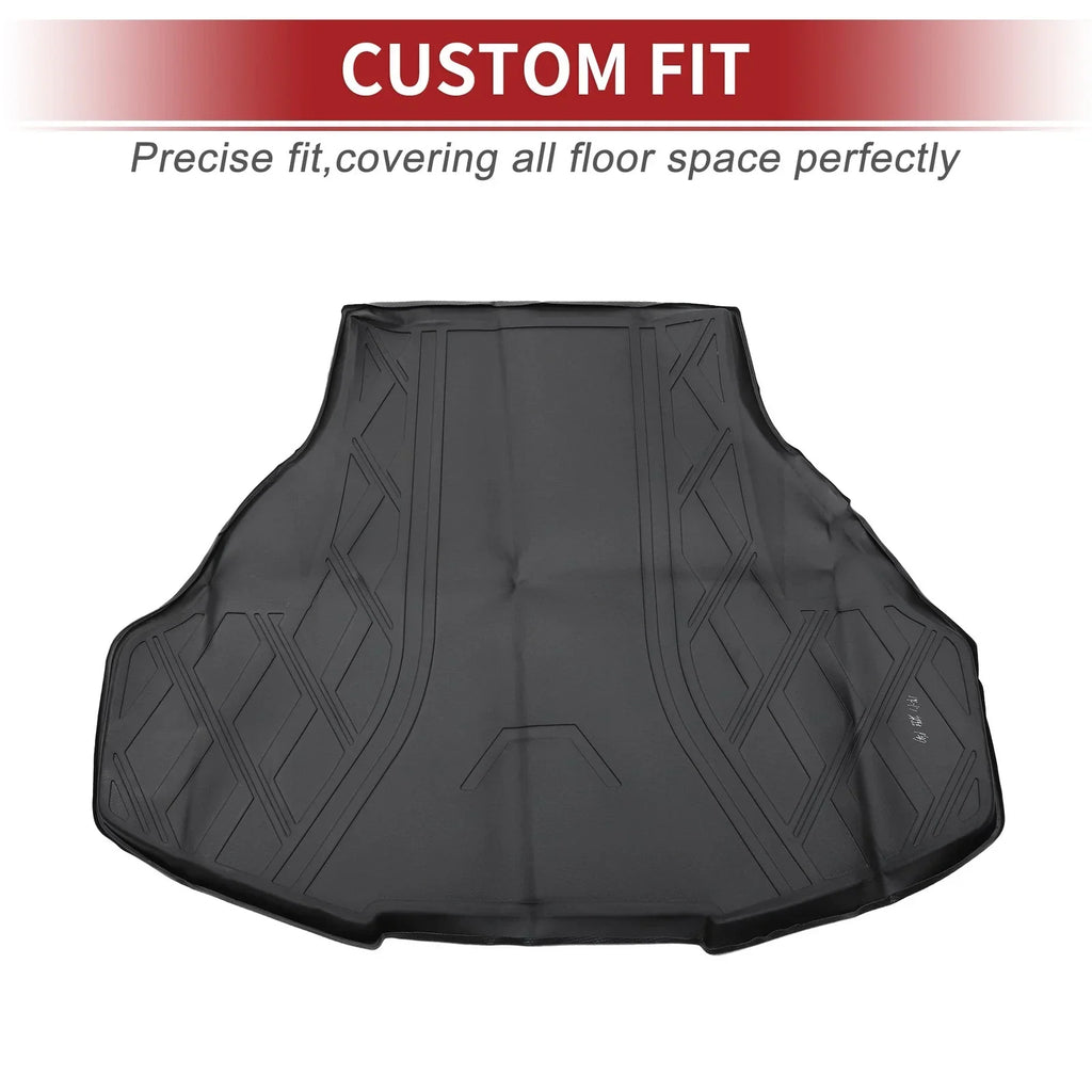 Cargo Liner Rear Trunk Mat for Honda Accord (2013-2017) Diamond Pattern TPE