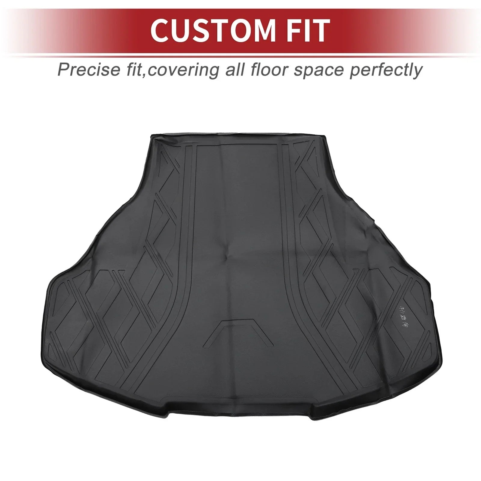 Cargo Liner Rear Trunk Mat for Honda Accord (2013-2017) Diamond Pattern TPE