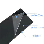 6Pcs Black Door Window Trim Covers for Subaru Forester (2019-2023)