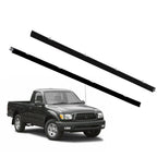 2X Front Weatherstrip Door Window Moulding Trim Seal for Toyota Tacoma (1995–2004)