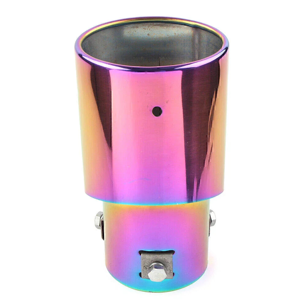 Stainless Steel Rear Exhaust Bent Pipe Tail Muffler Tip for Car Accessories