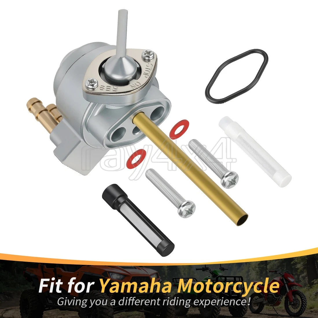 Fuel Petcock Valve for Yamaha YR1 YCS1 YR2 DS6 R3 R5 DS7 RD125 RD200 RD250 RD350