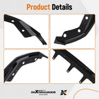 Front Aero Guard Set for BMW G20 330i 330e M340i (2019–2022) Black