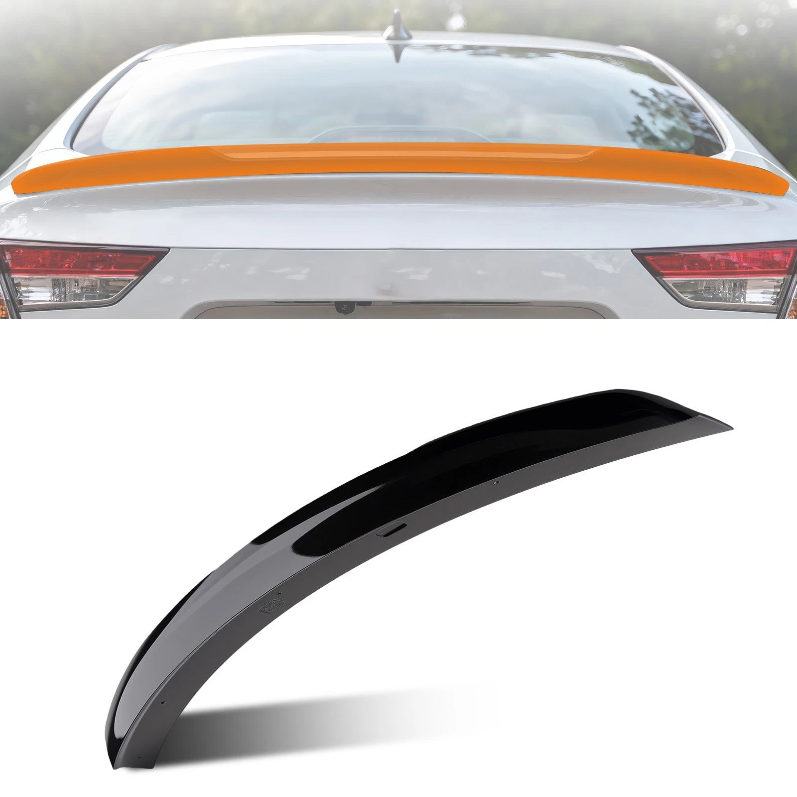 ABS Trunk Lip Spoiler for Chrysler 300 300C 300S (2011–2023) Gloss Black