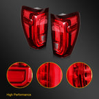 Full LED Tail Light Assembly Pair for GMC Sierra 1500 2500 3500 (2019–2024)
