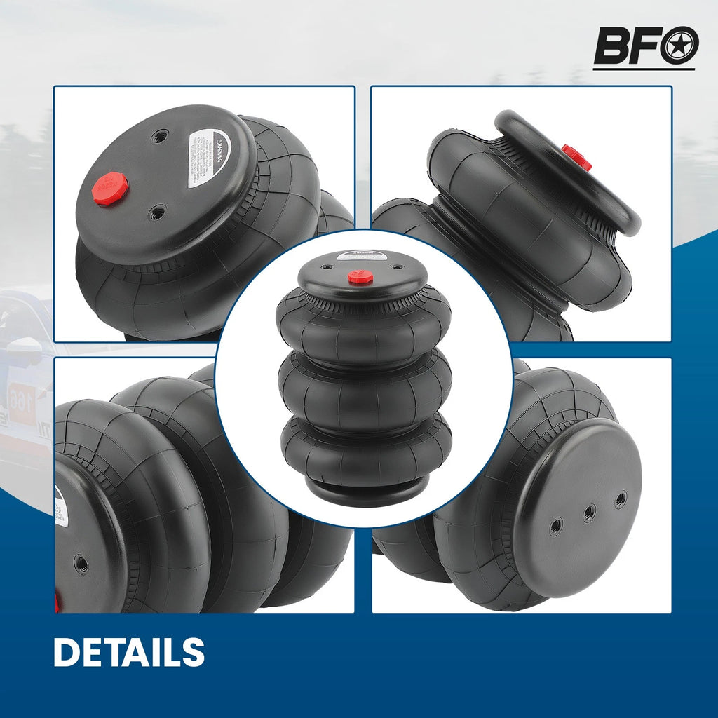 Pair Triple Bellow Air Spring Bag for Dodge Ram 1500 3500