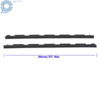 Set of 2 Outer Front Window Sweep Weatherstrip Seals for Chevy GMC Pickup (88-99)