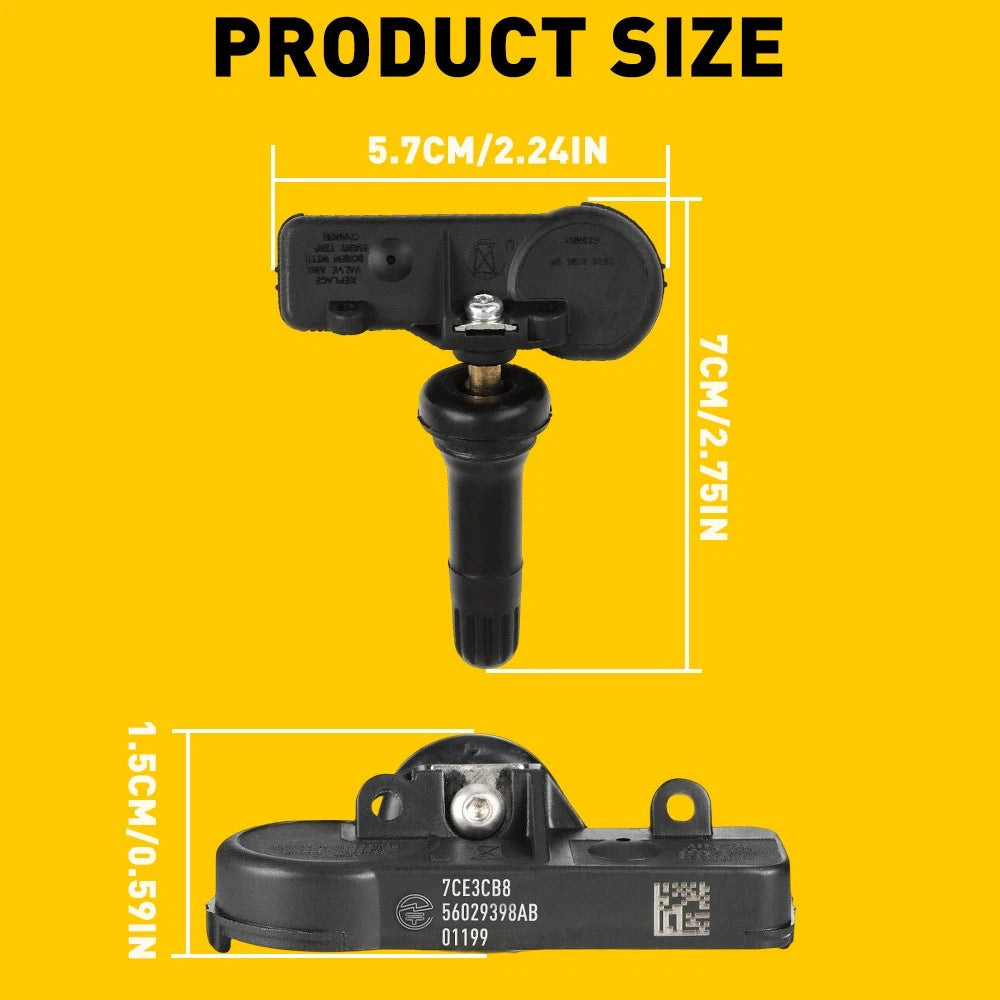 Set of 4 TPMS Tire Pressure Monitoring Sensors for Chevy GMC