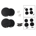 Set of 4 Boat Drain Cover Replacement Kit for Marine Drain Valve Repairs