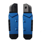 Rear Passenger Footrests Foot Pegs Pedal Pads for Yamaha YZF R1 R6 (2015–2023) Blue
