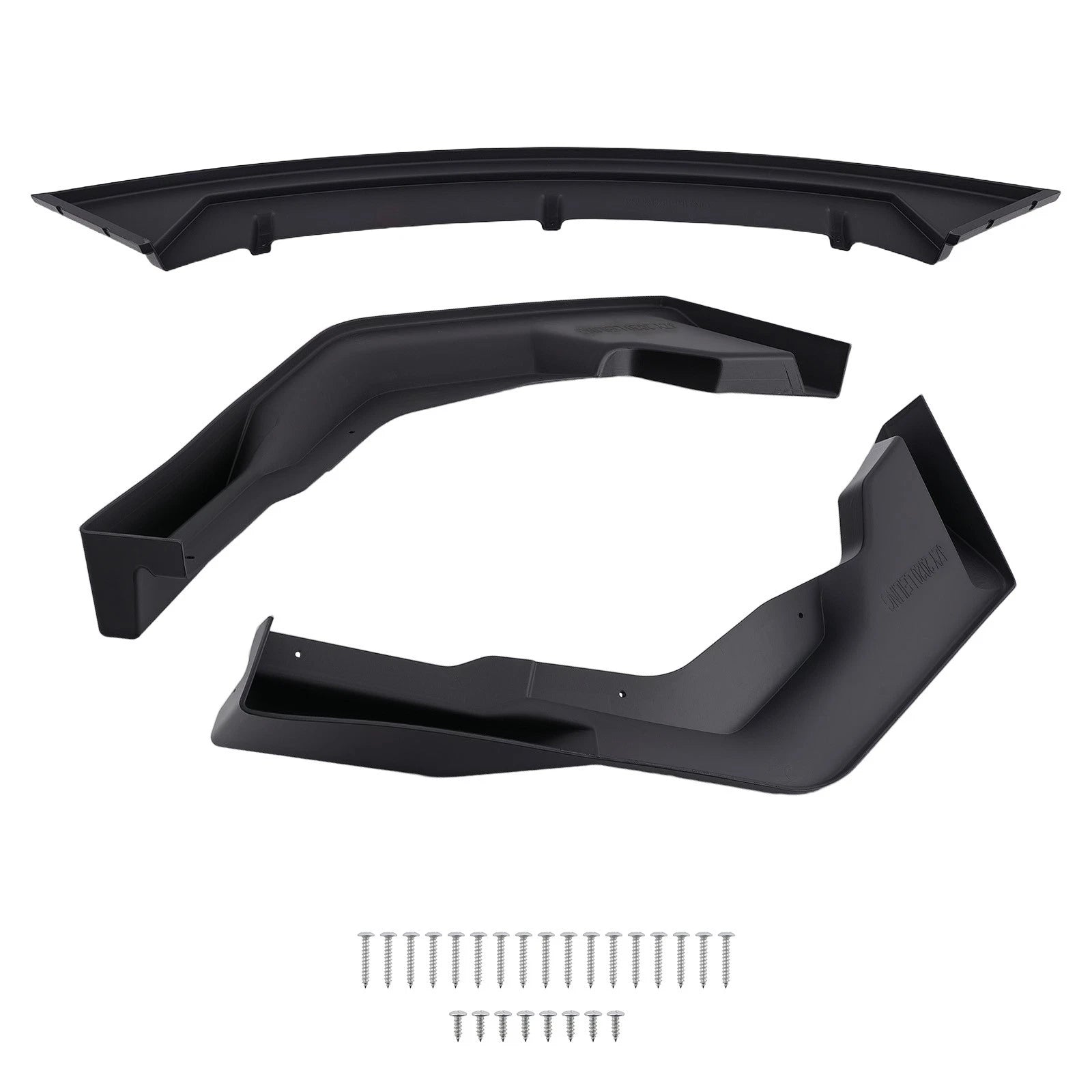 Front Bumper Add-on for Toyota Corolla SE XSE (2020–2024) V2 Style Black Kit