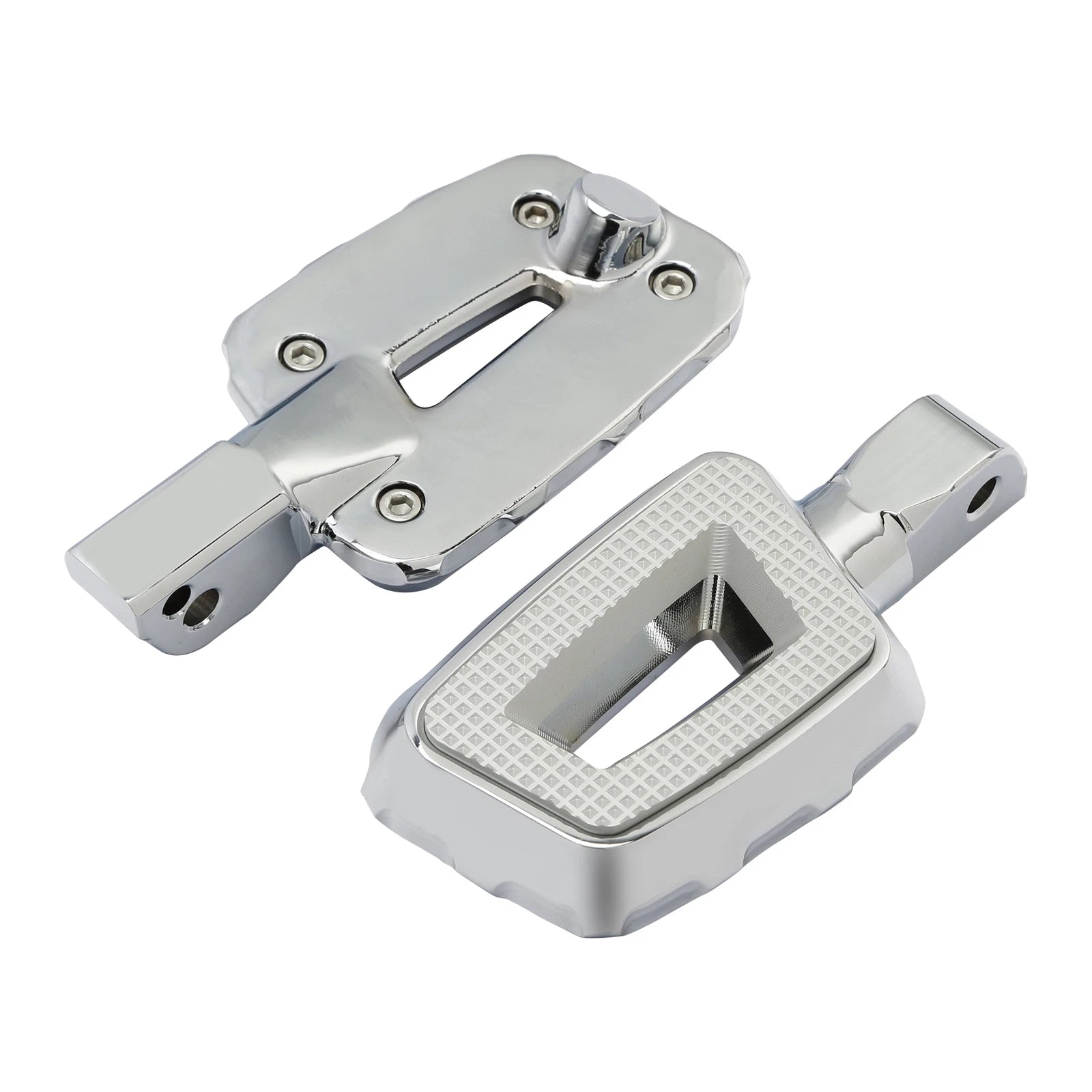 Chrome Passenger Foot Pegs for Harley Softail Slim (2018–2025), Pan America (2021–2025)