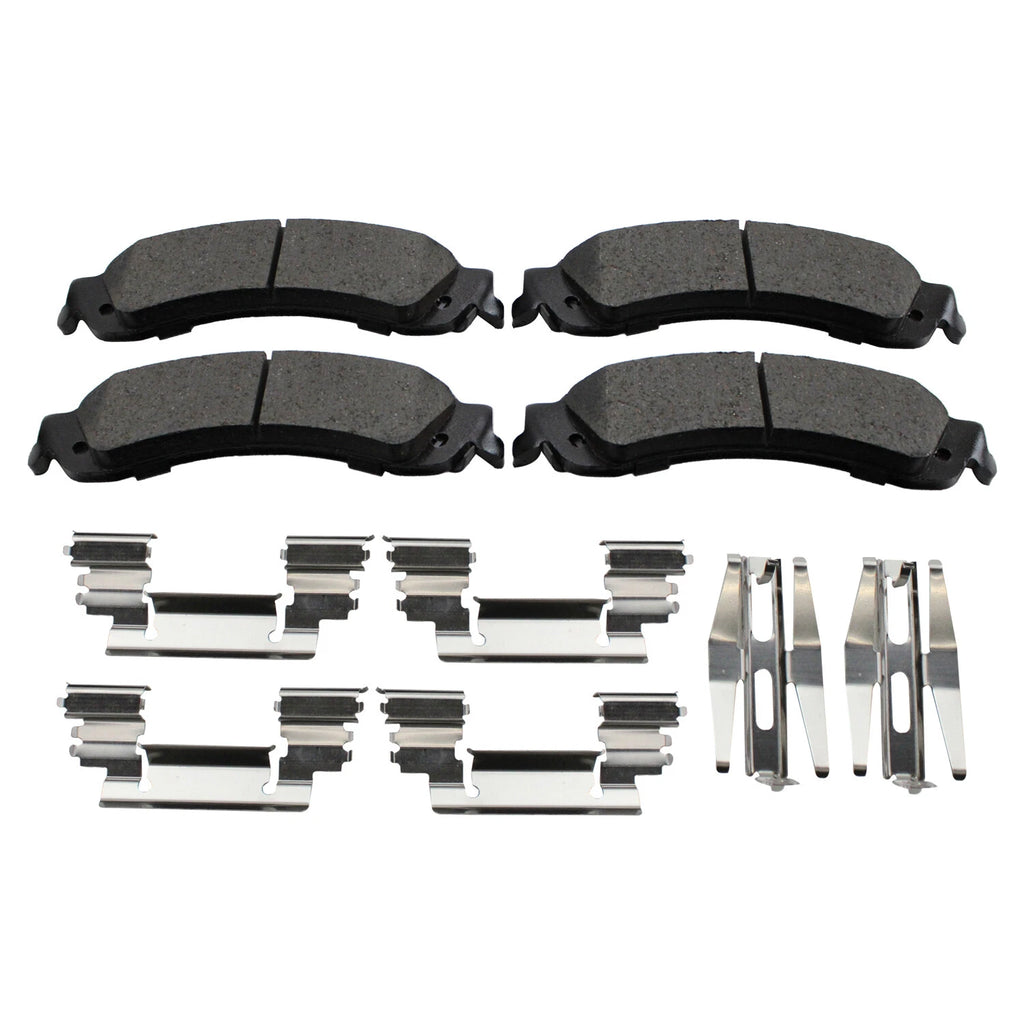 Set of 4 Akebono ProACT Rear Disc Brake Pads for GMC Yukon, Chevy Tahoe, Avalanche 1500 (2000–2023)