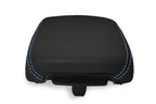 Leather Console Lid Armrest Cover for Hyundai Kona (2018–2020) Blue Stitch