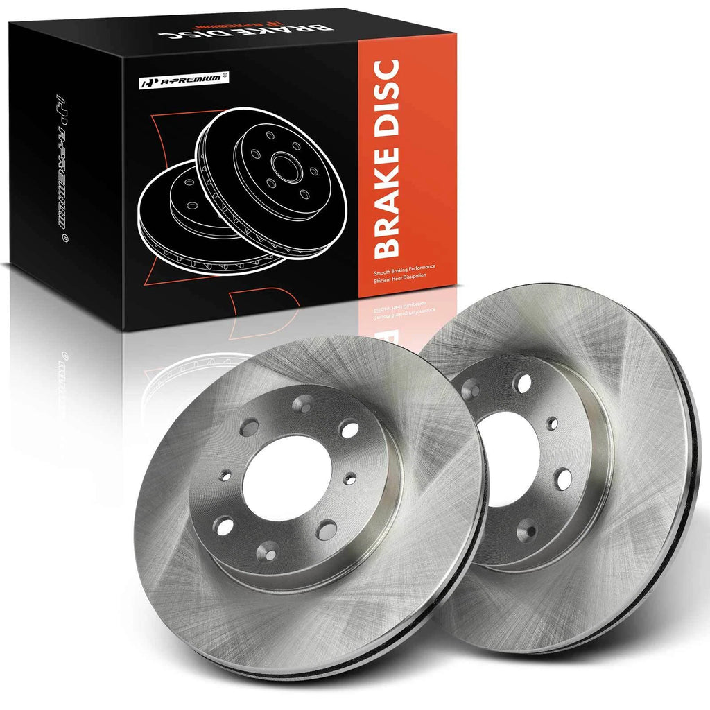 2Pcs Front Disc Brake Rotor for Honda Civic (1990–2000)
