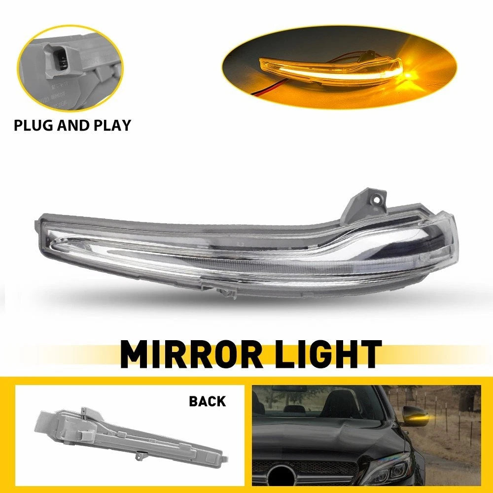 Left Side Mirror Turn Signal Light for Mercedes Benz GLE350 (2015–2021)