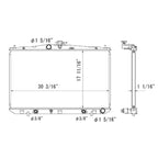 Replacement Plastic/Aluminum Radiator w/Air Conditioning (See Compatible Chart)