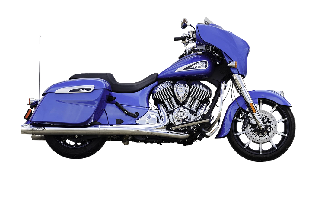 S&S Cycle 4" Broadhead Slip-On Mufflers for Harley Davidson (550-1077)