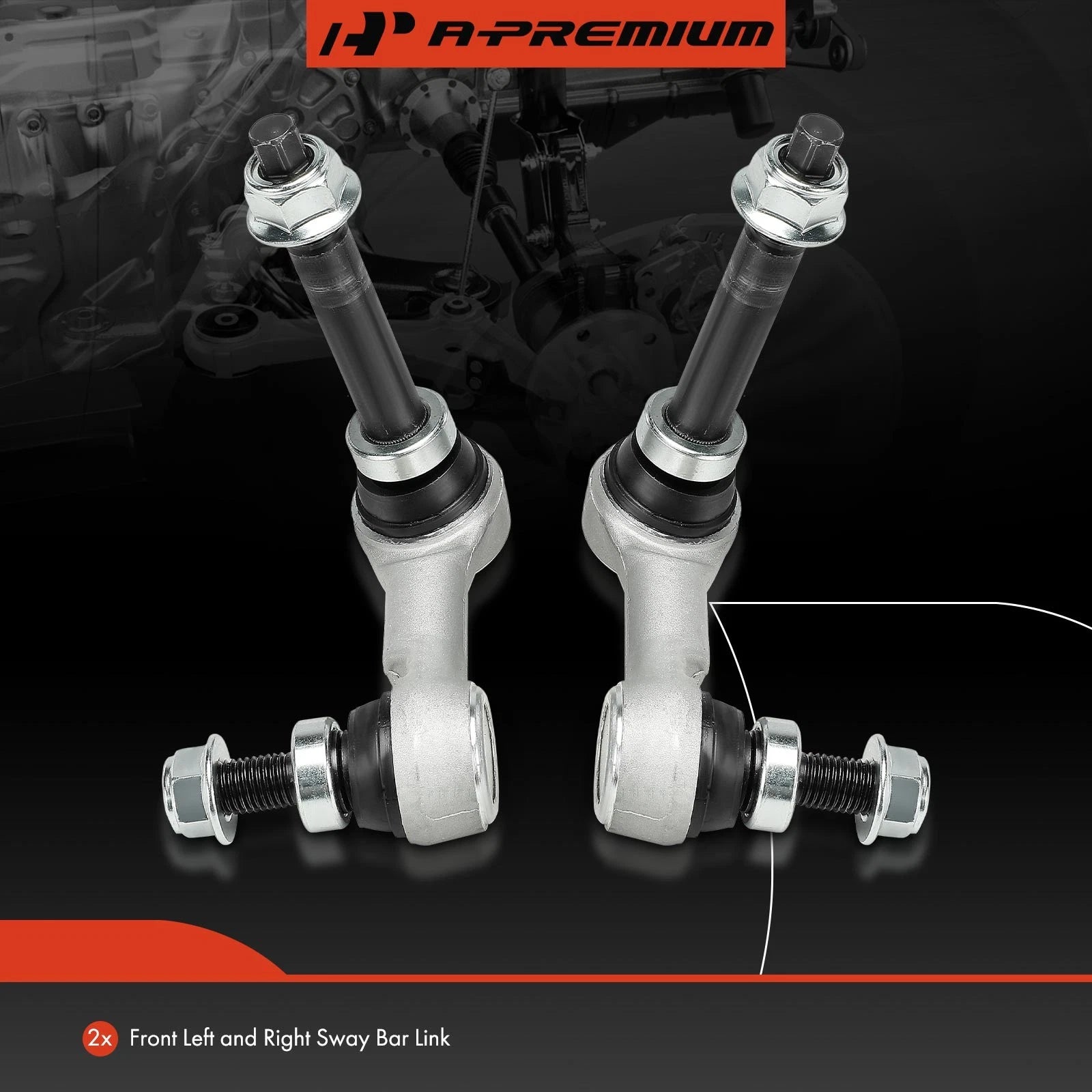 2X Front Stabilizer Bar Link for Infiniti Q50 Q60 G37 Q70 (2014–2020)