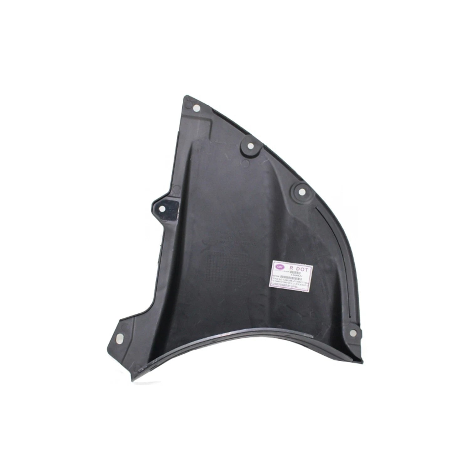 Replacement Polypropylene Front Passenger Side Forward Fender Splash Shield