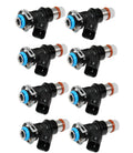 Set of 8 Fuel Injectors for Buick Cadillac Chevrolet GMC Saab (OE)