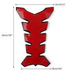 Rubber Tank Pad Protector for Motorcycle (Universal Fit)