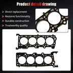 Head Gasket Set & Timing Chain Kit for Ford Explorer Mustang (2003)