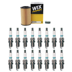 Wix Engine Oil Filter & Denso Spark Plug Kit for Mercedes W202 W210 (1998–2002)