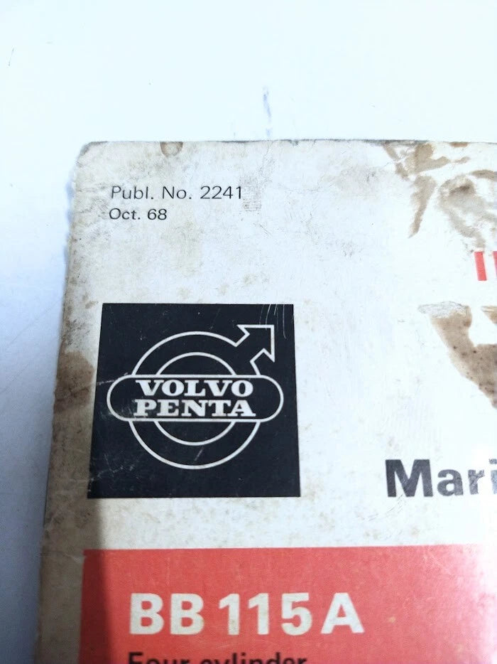 Marine Carburetor Instruction Book for Volvo Penta 2241 (1968)