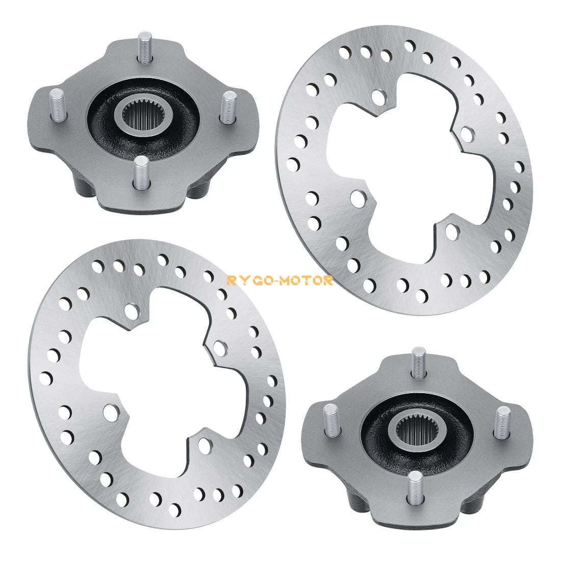 Front Left Right Wheel Hub w/Brake Rotor for Honda Rancher 420 TRX420 (2014–2024)