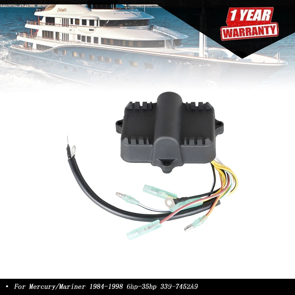 CDI Switch Box for Mercury Mariner 6hp-35hp Outboard (1984–1998)
