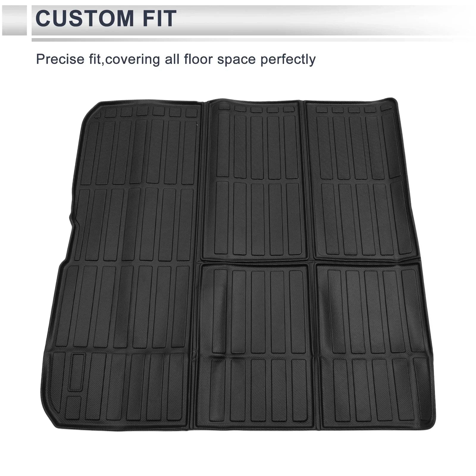 Cargo Liner Rear Trunk Mat for Honda Pilot 2016-2022 Long Grid Pattern TPE