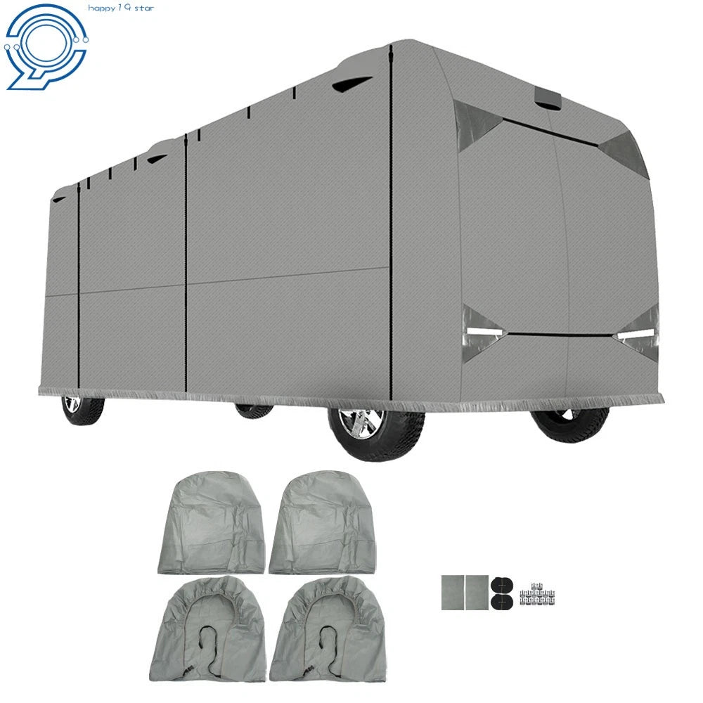 RV Cover for Class A Motorhome 37'-40' (Anti-UV, Waterproof)